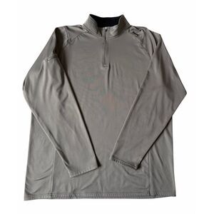 UNRL Men’s Pullover Quarter‎ Zip Taupe XXL